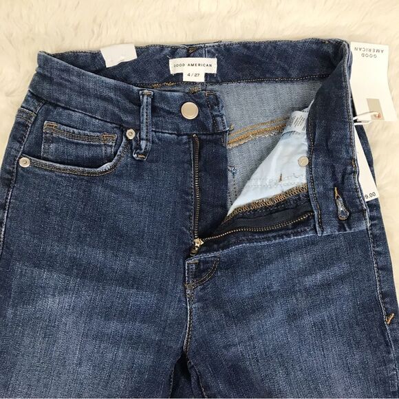 GOOD AMERICAN Good Legs Skinny Jeans High‎ Rise Sculpting Shaping Size 4 27 New - Picture 8 of 14